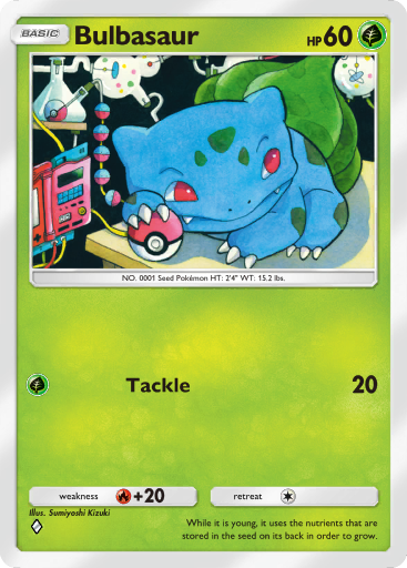 Pokemon TCG Pocket-  Bulbasaur(B1a 001)
