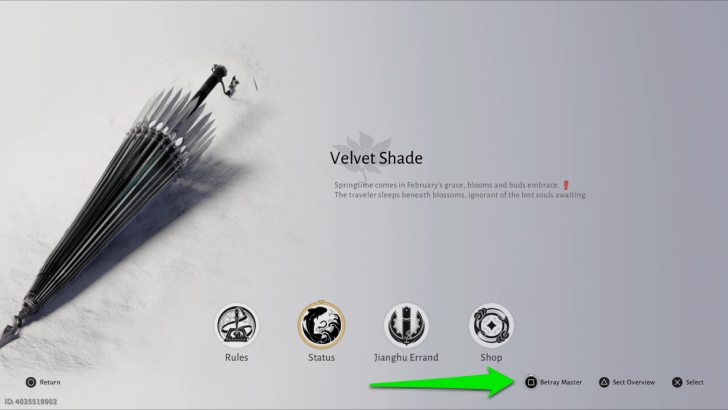 Select Betray Master