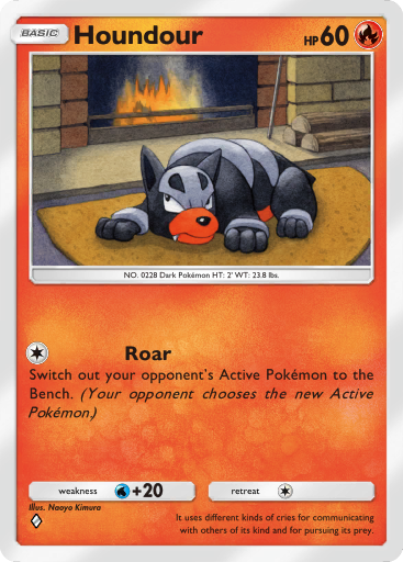 Pokemon TCG Pocket - B1a 015 Houndour