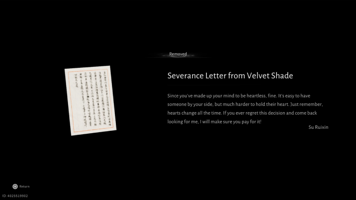 Receive Severance Letter