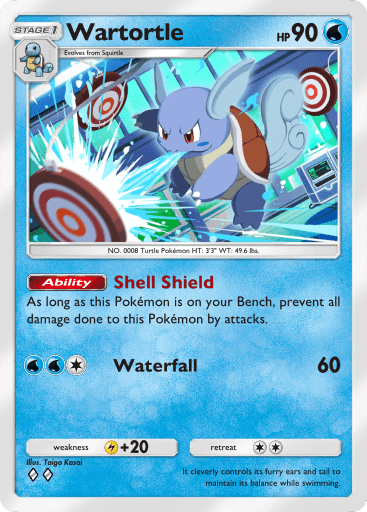 Pokemon TCG Pocket - B1a 018 Wartortle