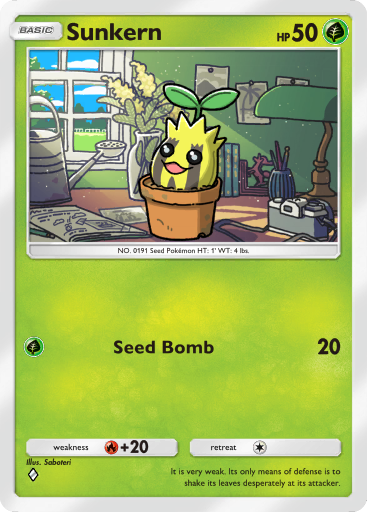 Pokemon TCG Pocket - B1a 007 Sunkern