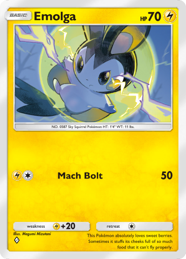 Pokemon TCG Pocket - B1a 027 Emolga
