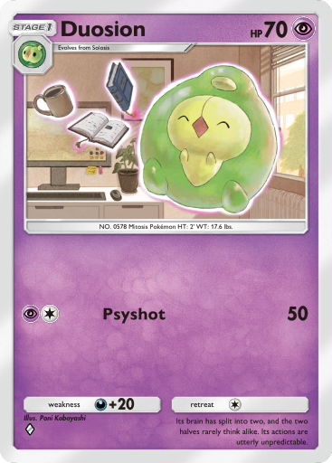 Pokemon TCG Pocket - B1a 033 Duosion