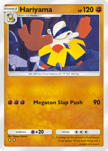 Pokemon TCG Pocket - B1a 040 Hariyama