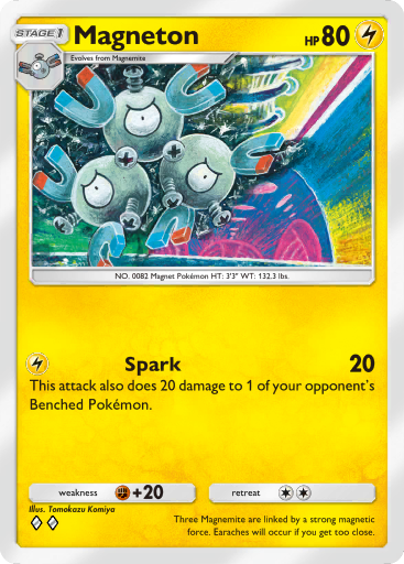 Pokemon TCG Pocket - B1a 025 Magneton