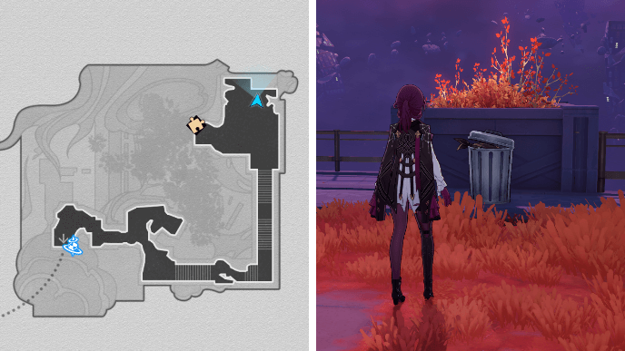 HSR - Dream of Gnawing Oak Lordly Trashcan 1 Location