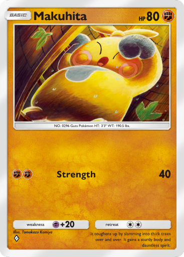Pokemon TCG Pocket - B1a 039 Makuhita