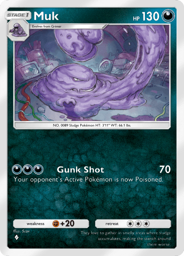 Pokemon TCG Pocket - B1a 046 Muk