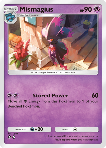Pokemon TCG Pocket - B1a 031 Mismagius