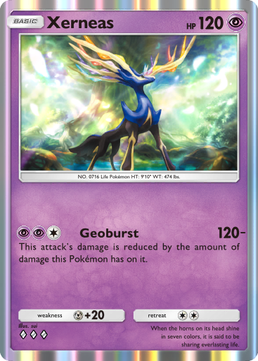 Pokemon TCG Pocket - B1a 037 Xerneas