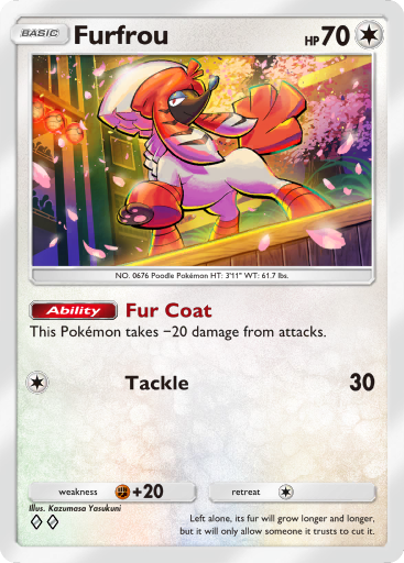 Pokemon TCG Pocket - B1a 065 Furfrou
