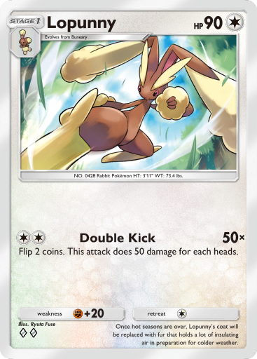 Pokemon TCG Pocket - B1a 063 Lopunny