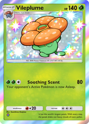 Pokemon TCG Pocket - B1a 090 Vileplume