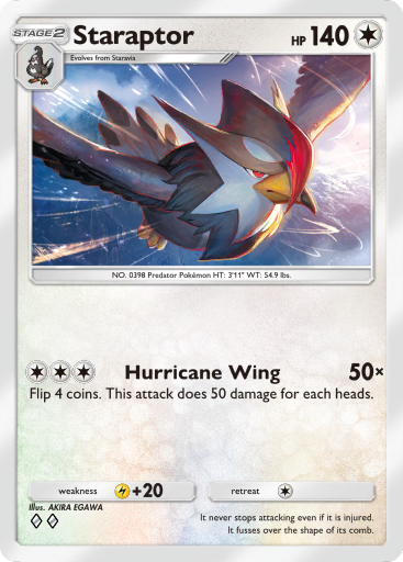 Pokemon TCG Pocket - B1a 061 Staraptor