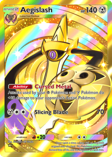 Pokemon TCG Pocket - B1a 102 Aegislash