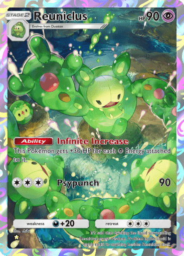 Pokemon TCG Pocket - B1a 072 Reuniclus