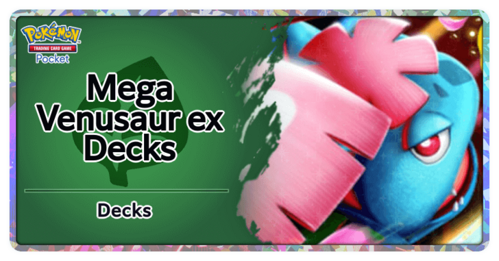 Pokemon TGC Pocket - Mega Venusaur ex Best Deck Build and How to Play