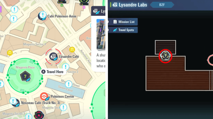 Hyperspatial Slugfest vs. Team Flare Nouveau! Map Location