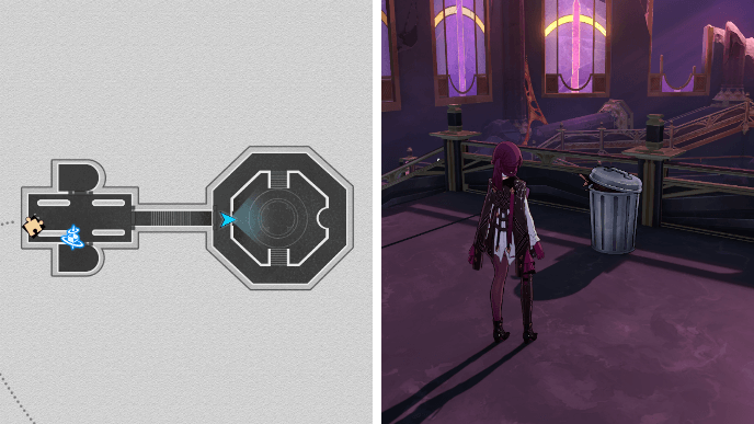 HSR - Dream of Gnawing Oak Lordly Trashcan 2 Location