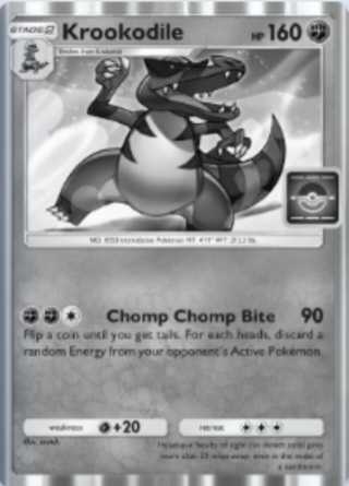 Pokemon TCG Pocket - P-B 016 Krookodile
