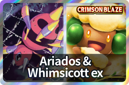 Ariados and Whimsicott ex