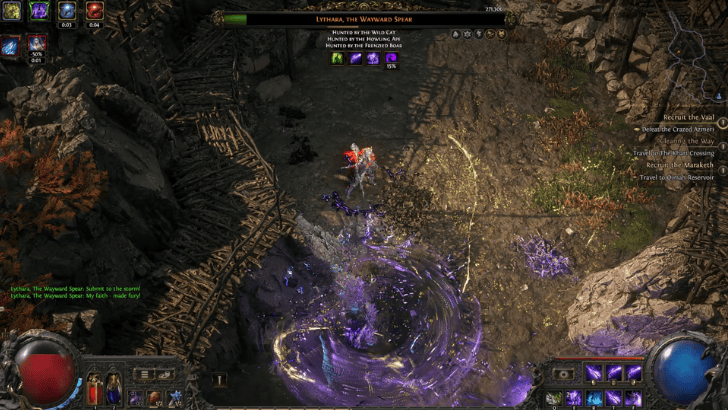 Defeating Lythara, the Wayward Spear