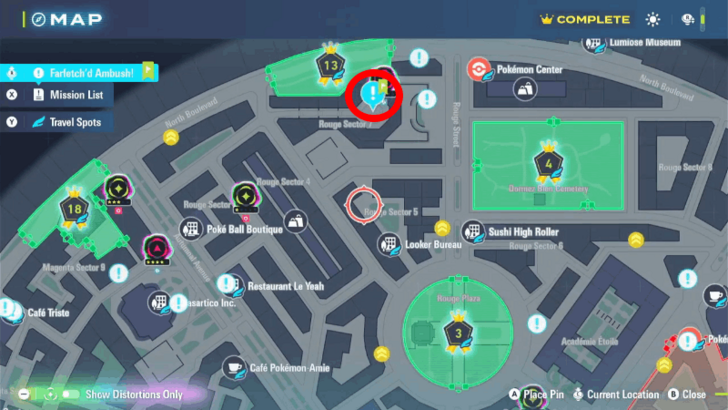 Rouge Sector 7 Back Alley Map