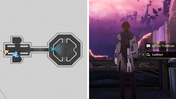 HSR Murmurs of the Long Slumber - Interact with the Lookout