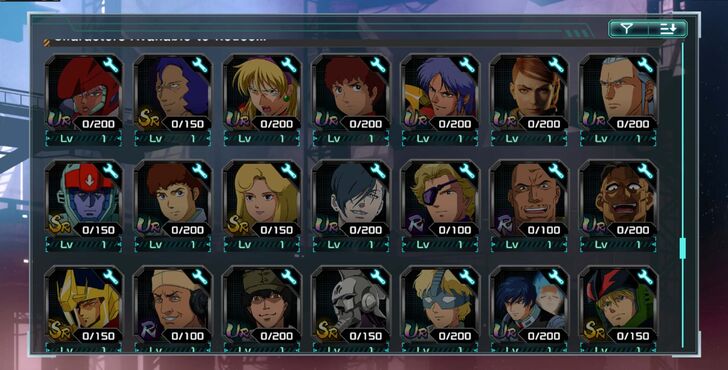 Assemble Pilots from Character Pieces