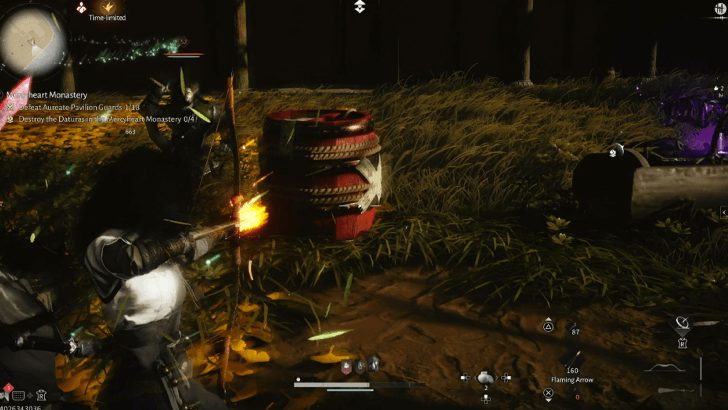 Trigger the Explosive Barrel in Mercyheart