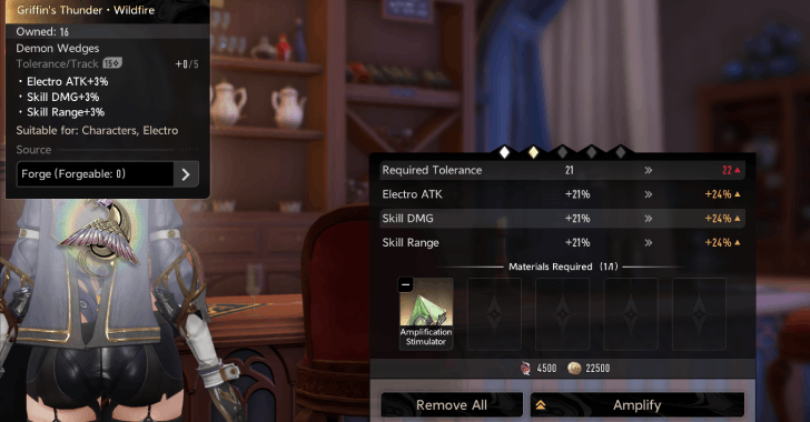 Demon Wedge Amplification