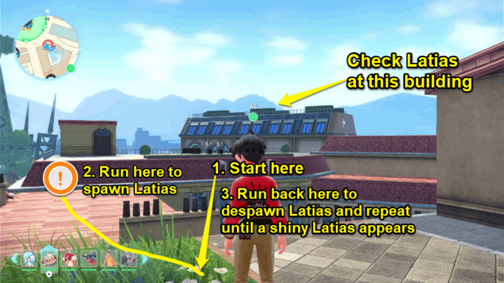Latias Location Step 6