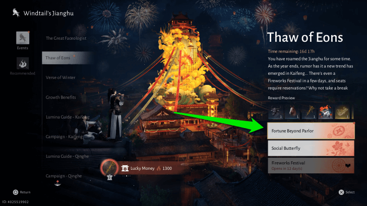 Select Fortune Beyond Parlor