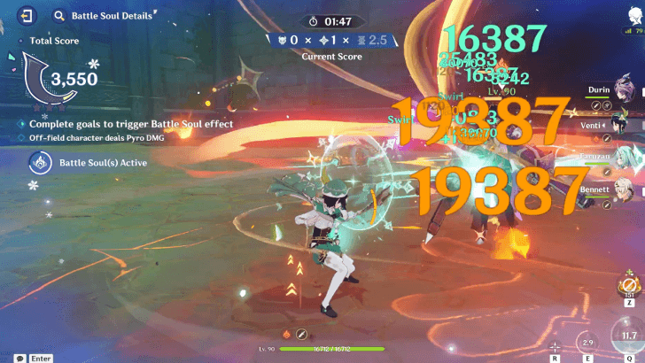 Genshin - Trial of Valor Stage 1 - Normal Attacks