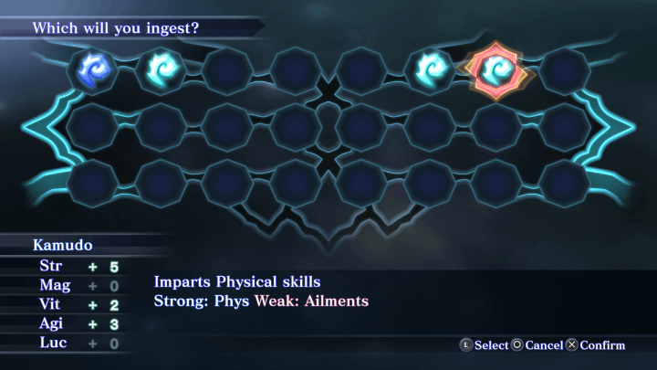 Equip Kamudo to Demi-Fiend