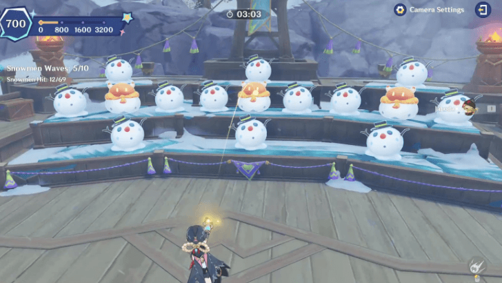 Genshin - Hit the Snowmen