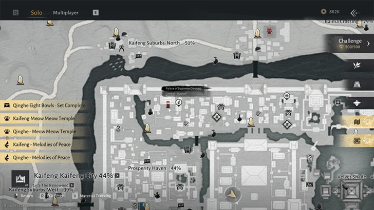 Palace of Supreme Oneness map