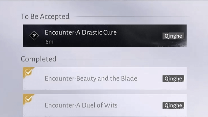 WWM - Encounter List