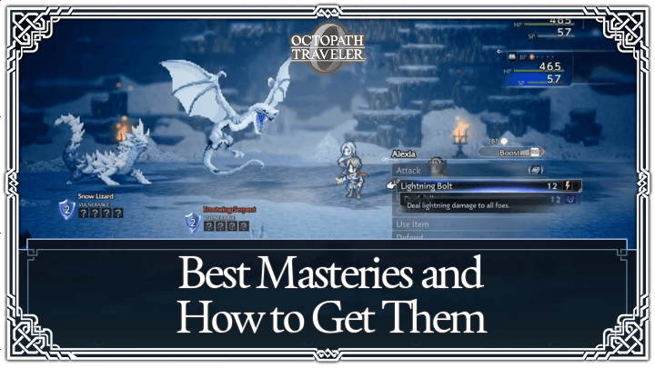 Octopath Traveler 0 - Best Masteries