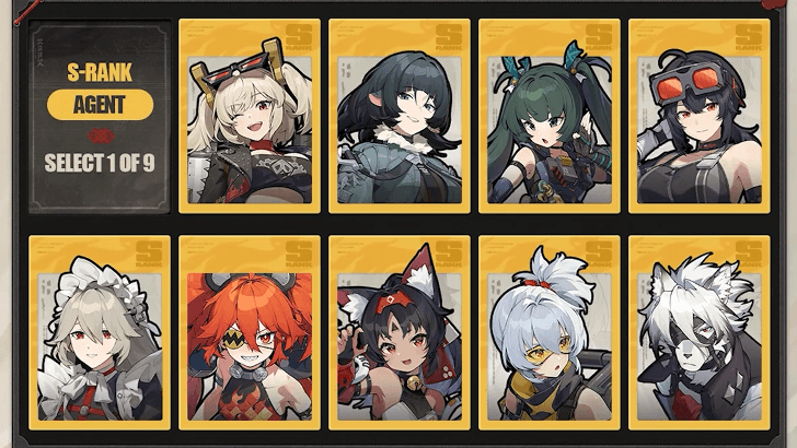 Select a Character and their W-Engines