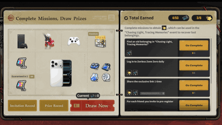 Coronation of the Void Hunter Lucky Draw