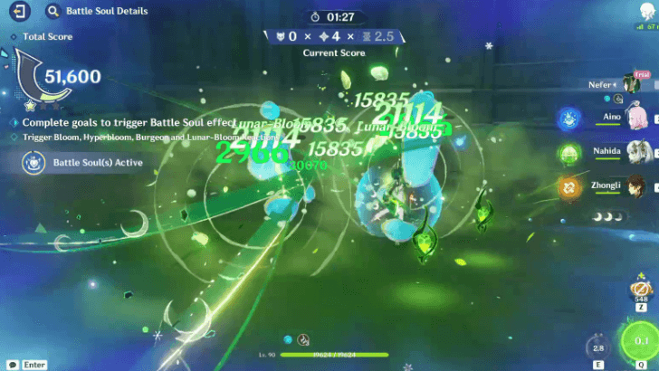 Genshin - Lunar-Bloom for Trial of Valor Stage 2