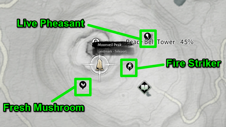 WWM - A Savory Revelation - Items Map