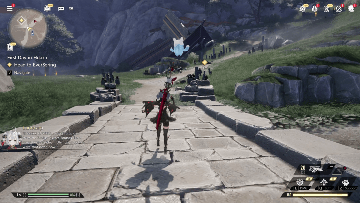 First Day in Huaxu Quest head to EverSpring