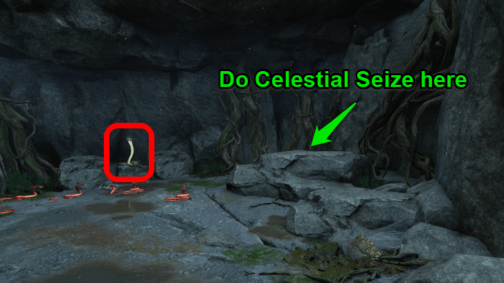 WWM - Dead Man’s Secret - Use Celestial Seize to open the chest