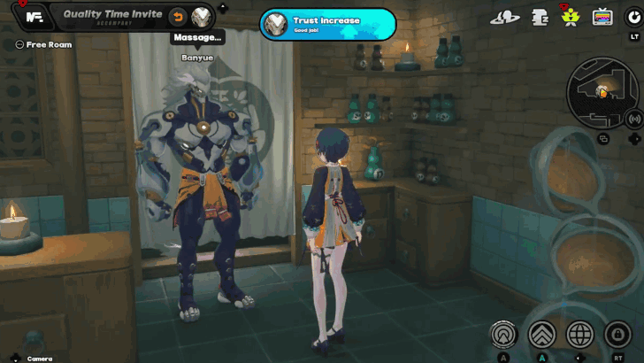 Massaging Hands Trust Increase