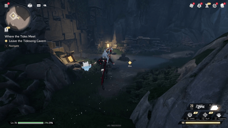 Where the Tides Meet Quest leave the Tidesong Cavern