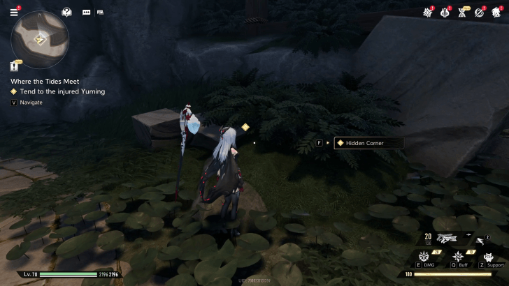 Where the Tides Meet Quest tend to the injured Yuming