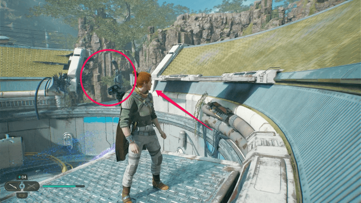 21 Climb Up and Reach Platform with Rope